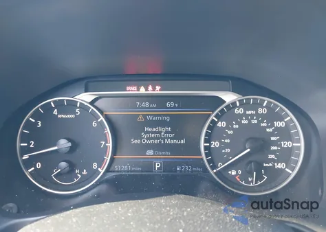 2021 Nissan Altima Sv Fwd из США, поврежденный, VIN 1N4BL4DV6MN405212